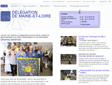 Tablet Screenshot of maineetloire.secours-catholique.org