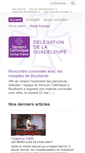 Mobile Screenshot of guadeloupe.secours-catholique.org