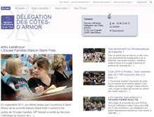 Tablet Screenshot of cotesdarmor.secours-catholique.org