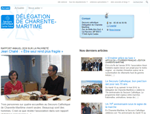 Tablet Screenshot of charentemaritime.secours-catholique.org