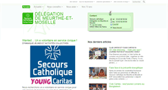 Desktop Screenshot of meurtheetmoselle.secours-catholique.org