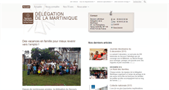 Desktop Screenshot of martinique.secours-catholique.org