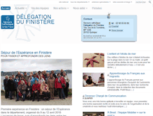 Tablet Screenshot of finistere.secours-catholique.org