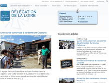 Tablet Screenshot of loire.secours-catholique.org