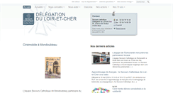 Desktop Screenshot of loiretcher.secours-catholique.org