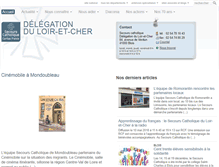 Tablet Screenshot of loiretcher.secours-catholique.org