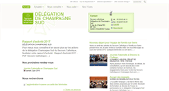 Desktop Screenshot of champagnesud.secours-catholique.org