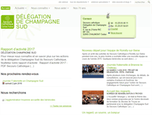 Tablet Screenshot of champagnesud.secours-catholique.org